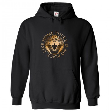 There Is No Place Like Home Stargate SG-1 Unisex Classic Kids and Adults Pullover Hoodie For Fantasy Show Fans